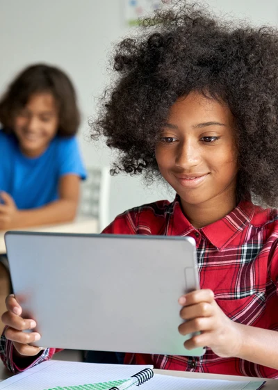 Girl with Tablet